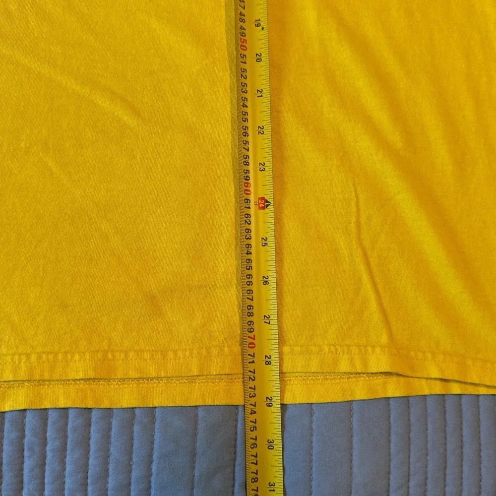 Vintage Y2K Nike Lebron Tee Shirt Adult‎ Size 2XL XXL Yellow Sneaker Logo Boxy